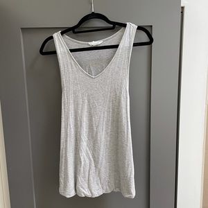 Gray Athleta twist back tank